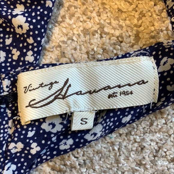 Blue Floral Backless Dress - Picture 5 of 6